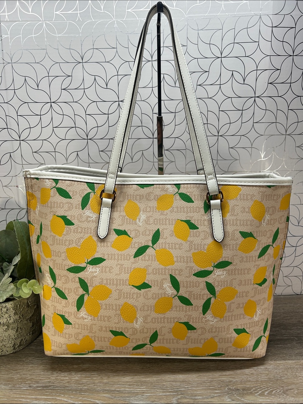 3580 Juicy Couture Fruitful Lemon Tote 083580 - Picture 2 of 12